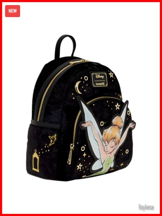 Tinker Bell Pixie Dust Velvet Mini Backpack Disney Collectible main image 4